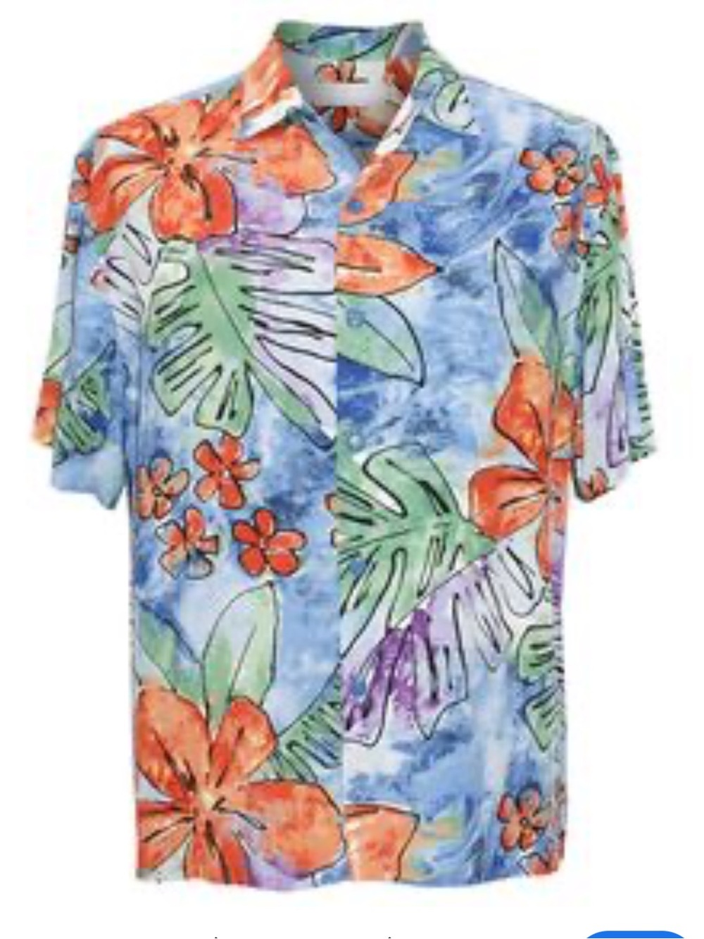 Jams World Multicolor Floral Button-Up Shirt Size: L